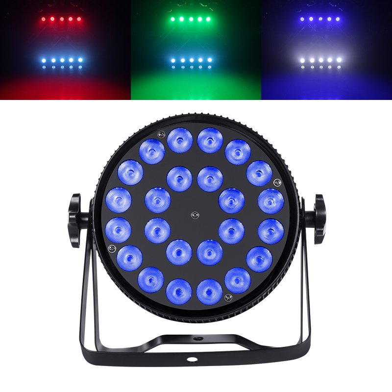 Jc 24*10W Led Flat Par Light Dmx Control 24 Leds Par Light Bar Club Party Wedding Rgbw Par Can Stage Light