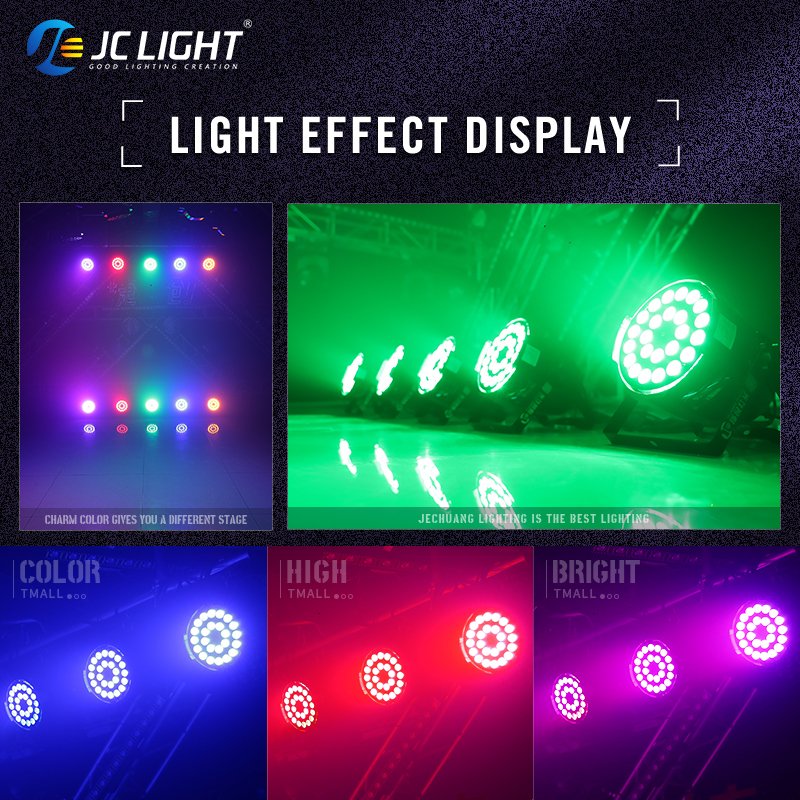 Jc 24*10W Led Flat Par Light Dmx Control 24 Leds Par Light Bar Club Party Wedding Rgbw Par Can Stage Light