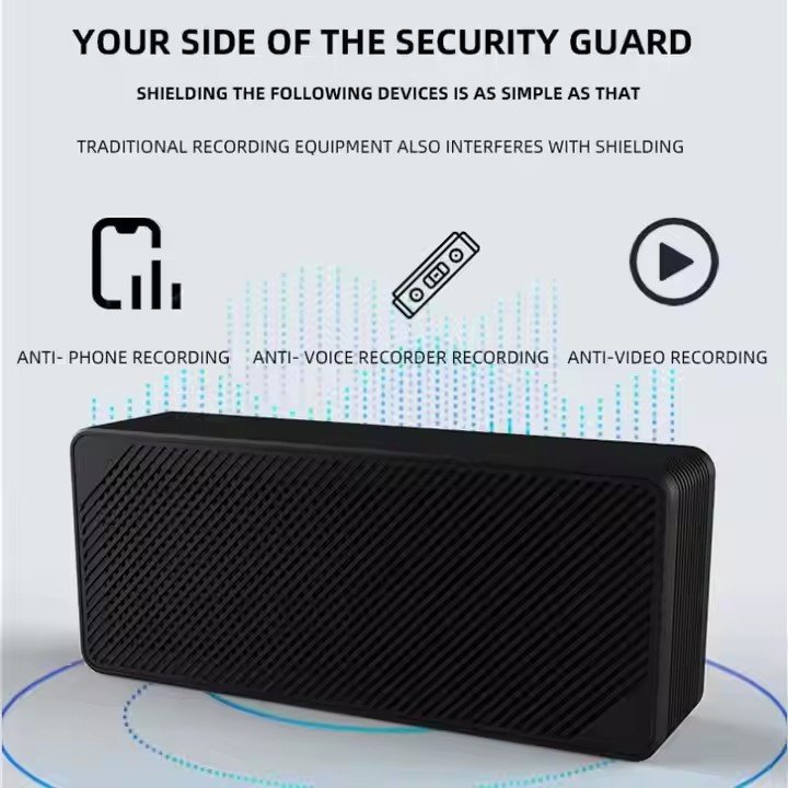 Portable Anti Audio recording Anti Voice Recorder safety equipment For Phone Sound Voice Recorder Camcorder Business Recording