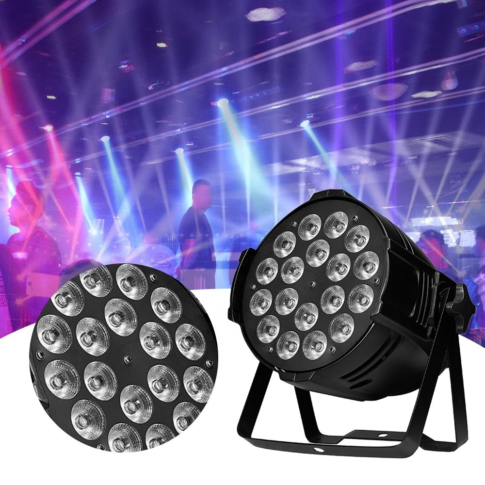 8Pcs In 1 Flycase Package 18X10W RGBW Full Color Led Par Light Hand In Hand Connect DJ Disco Stage Lighting DMX 512 Lamp