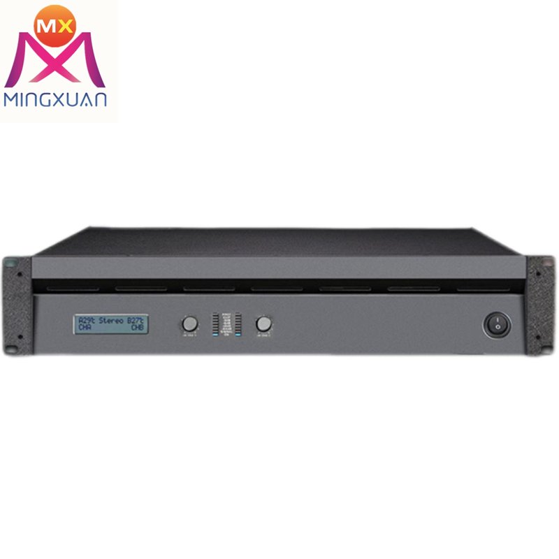 2U input output online modular 2-channel Power Amplifier Ups professional audio stereo