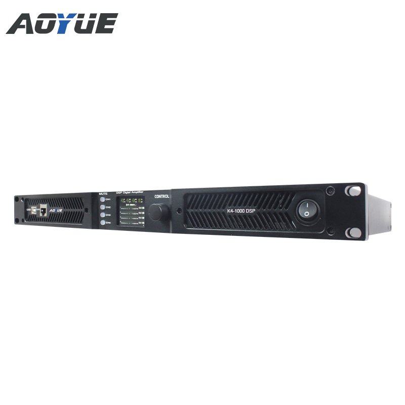 K4-1000 dsp power amplifier 4 channel dsp 1000 watts digital power amplifier sound system