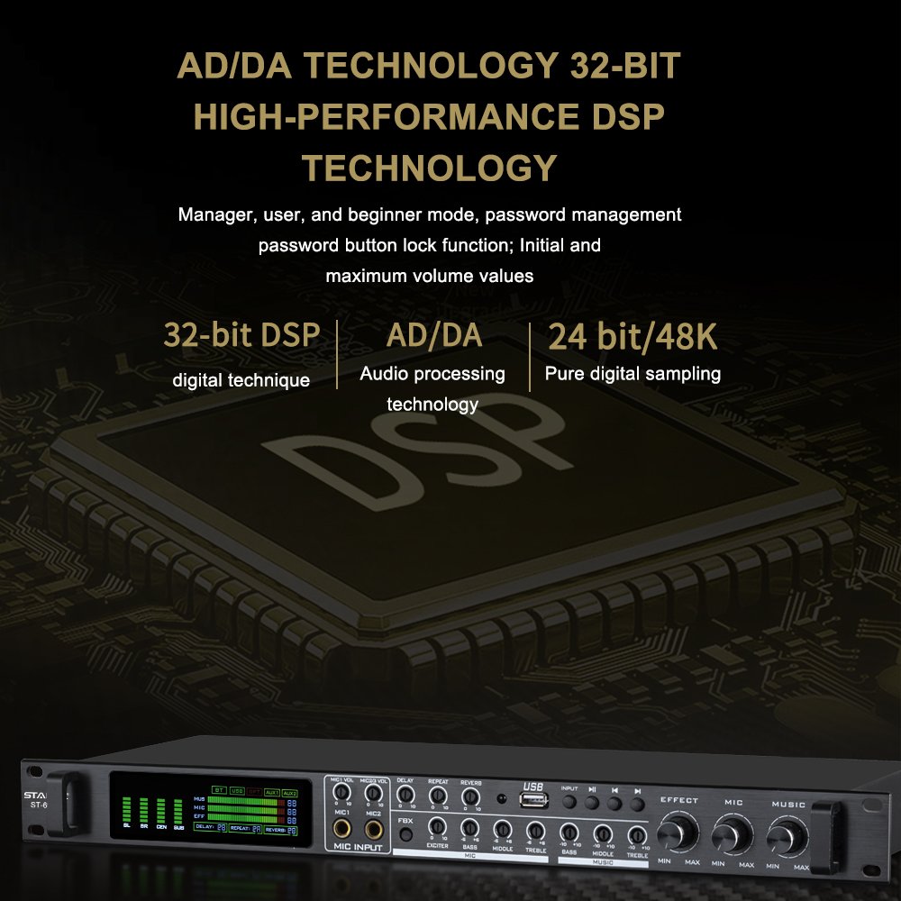 STABCL professional audio processor for stage sound equipment system
