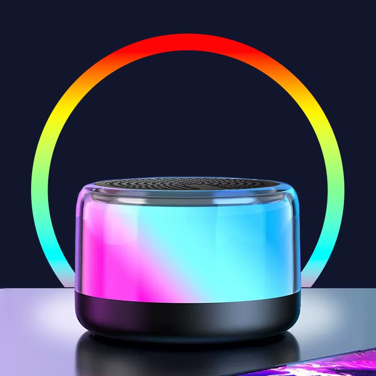 Top Seller Portable Speakers Loud Mini Night Club Speakers With Led Lamp BT Wireless Music Colorful Gaming Speakers