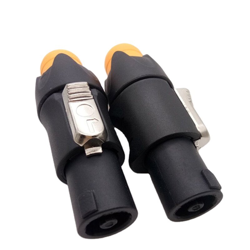 4 Pole Cable Connector Speakon NL4FC Blue 4 Pin Male Plug Compatible Audio Speaker Cable Connector