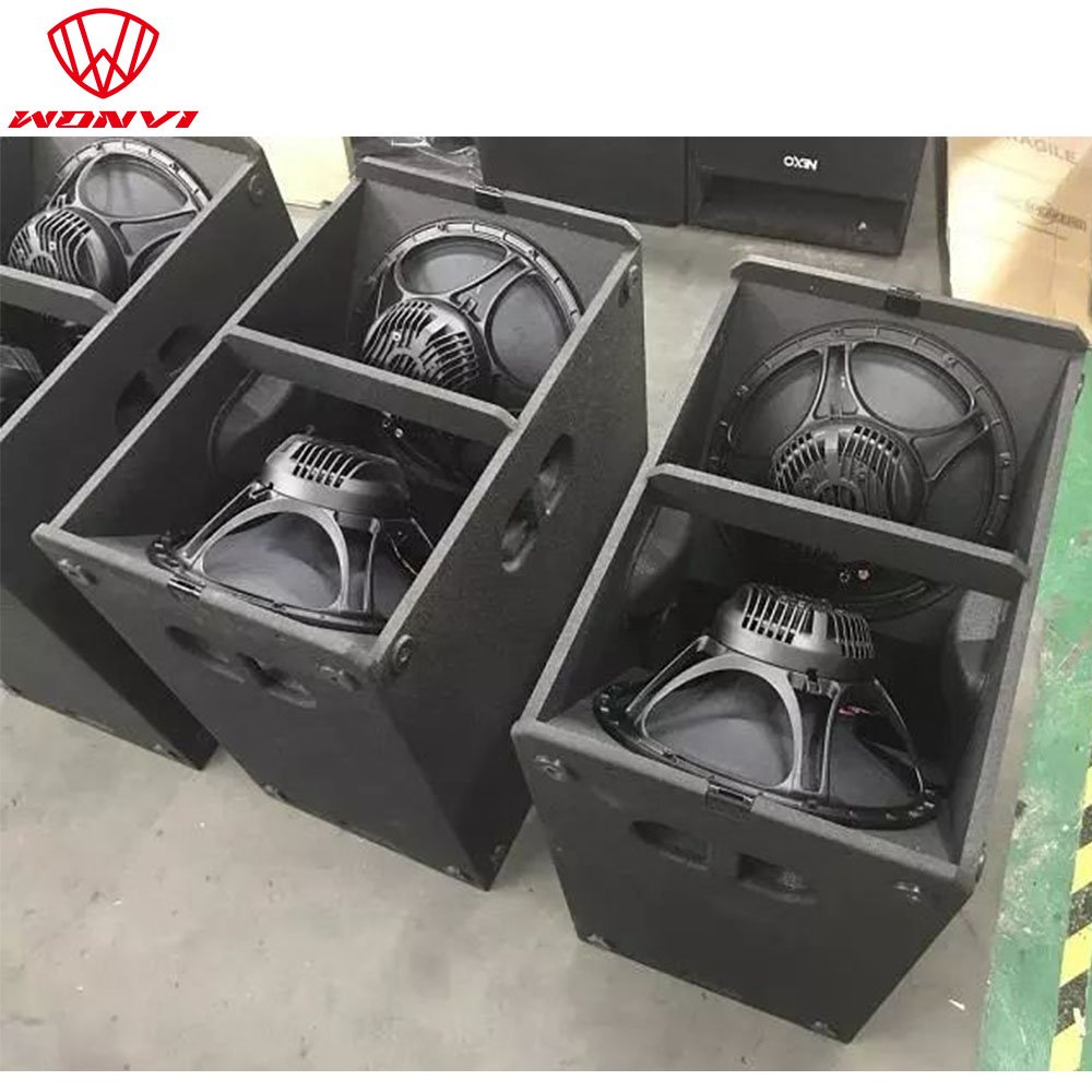 Dual 15 inch speakers 2000W subwoofer sound system for stage performance