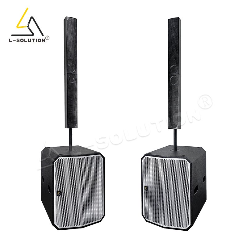 active L4 120W 4 inch column array speaker 1000W SB18-A 18 inch subwoofers pa powerful active column speaker pa system
