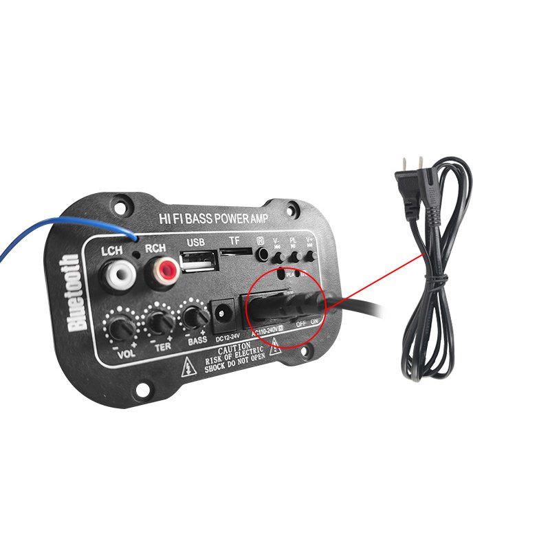 Customizable Hi Fi Bass Power Amp 220V Bluetooth Amplifies Mono Amplifier Board For 5-6 Inches Speaker Use