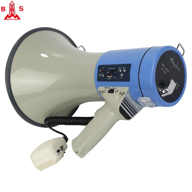 50 watts Megaphone Loudspeaker Speaker Manufacturer PA bullhorn ideal for football baseball hockey cheer leading fans & coaches