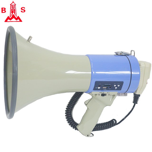 50 watts Megaphone Loudspeaker Speaker Manufacturer PA bullhorn ideal for football baseball hockey cheer leading fans & coaches