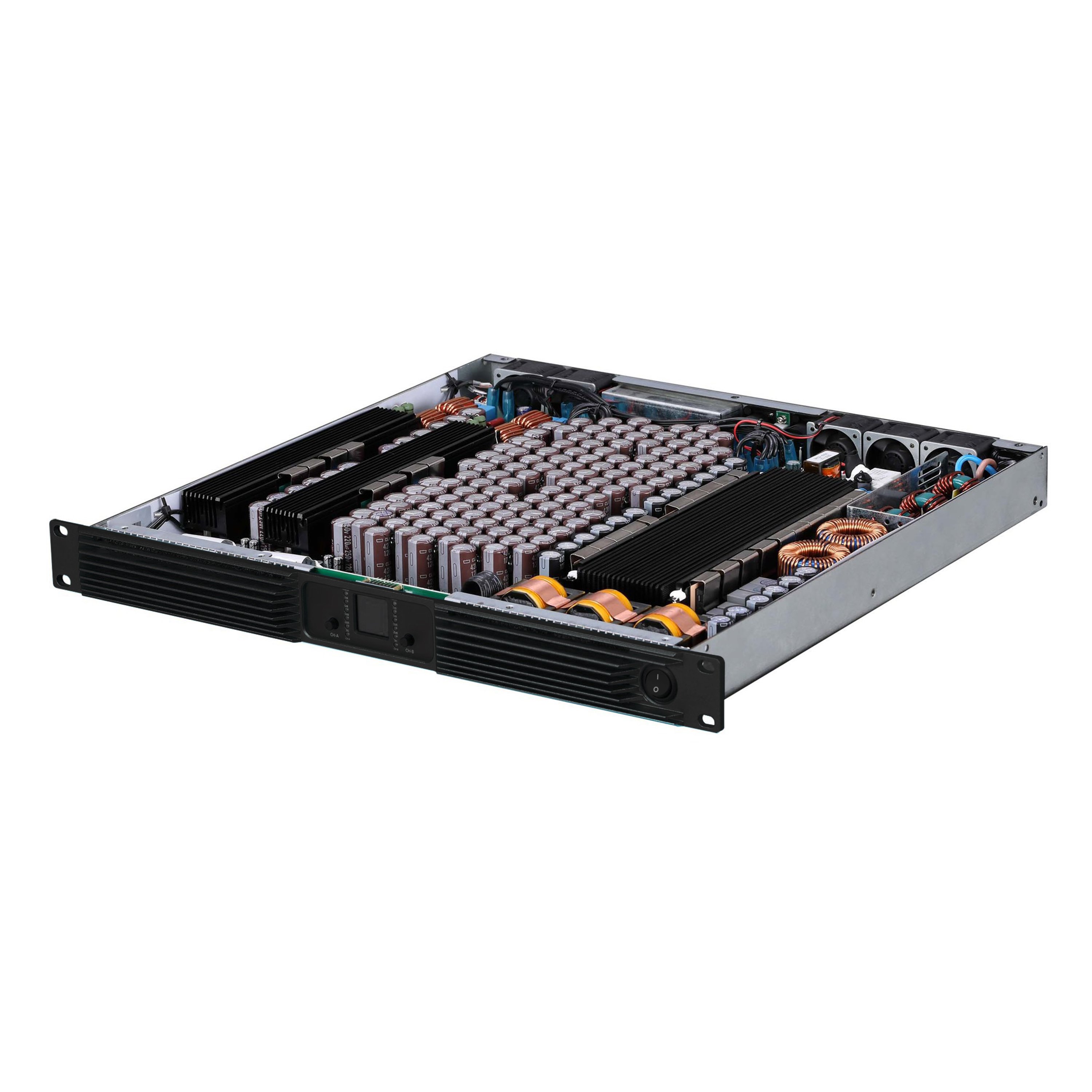 Gallium nitride Technology R420 2Ω stable working 4 channel 26800 Watts Class D Dj equipment 1U power amplifier for PA concerts