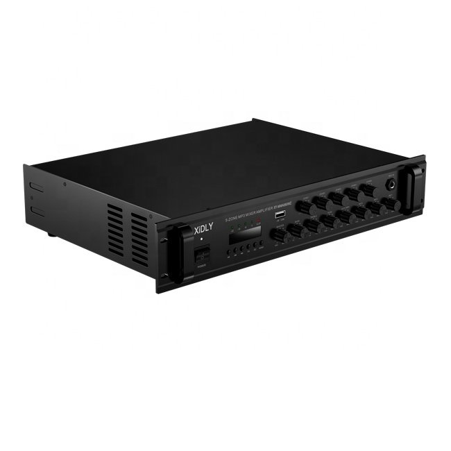 XIDLY-2021Factory Hot Sales Modern Design Sound Equipment Multi Zone Pa System Amplifier with individual volume control