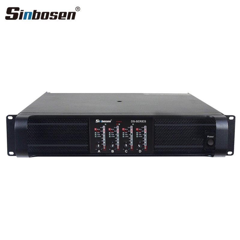 High Efficient Cooling System DS-10Q 8 Rear Fans Sinbosen Class TD Touring Audio Professional Power Amplifier outdoor events
