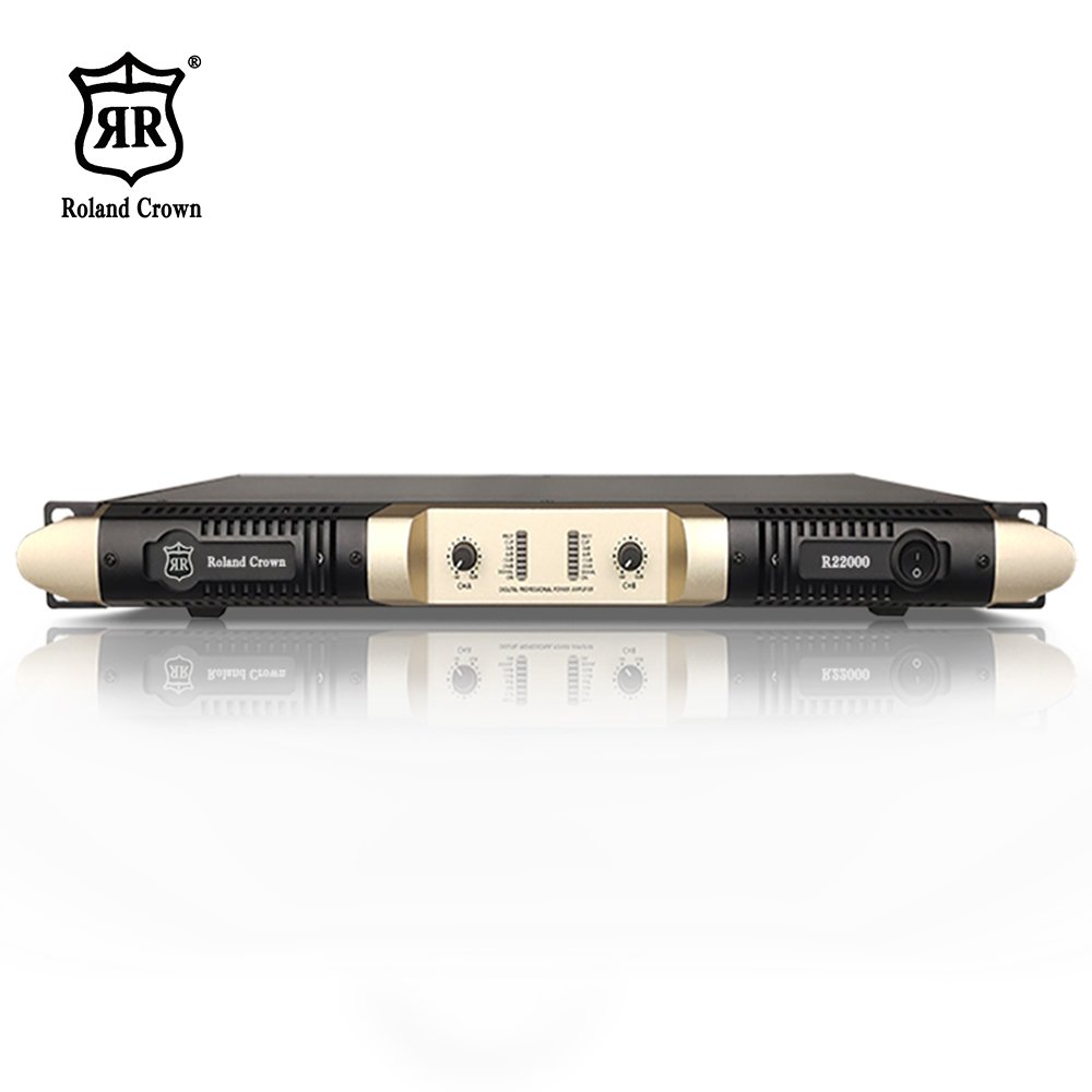 Class D 1U two-channel 2*2000w digital amplifier 18 "speaker audio system Sound subwoofer signal amplifier