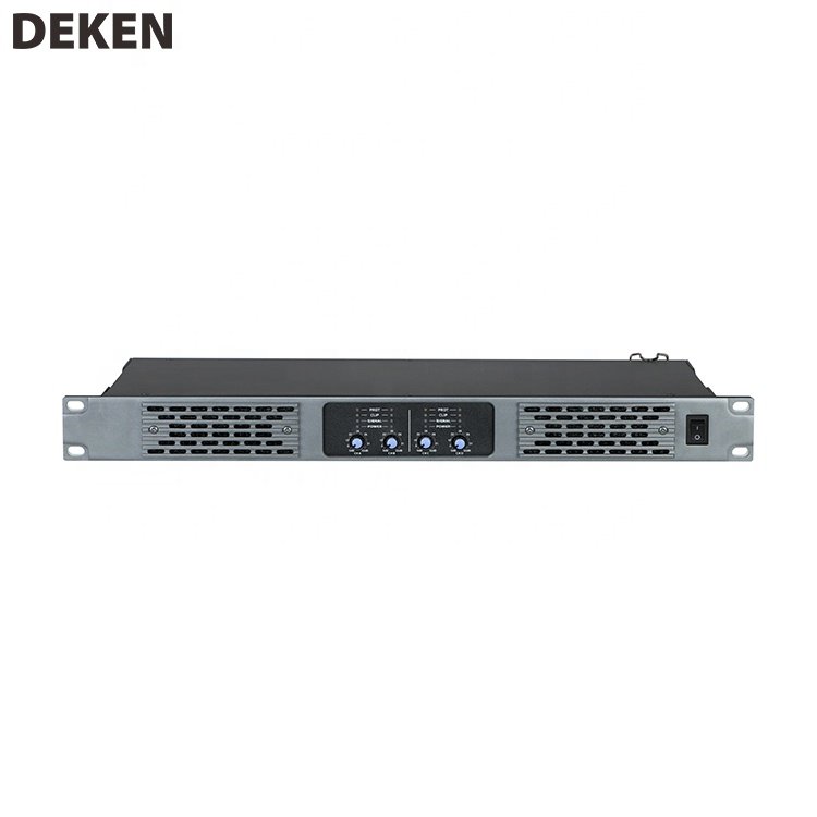 DEKEN DA-4200 Professional 4 Channel Audio Amplifier 8 Ohms 200w Power Amp 1U Class D Sound Digital Power Amplifier