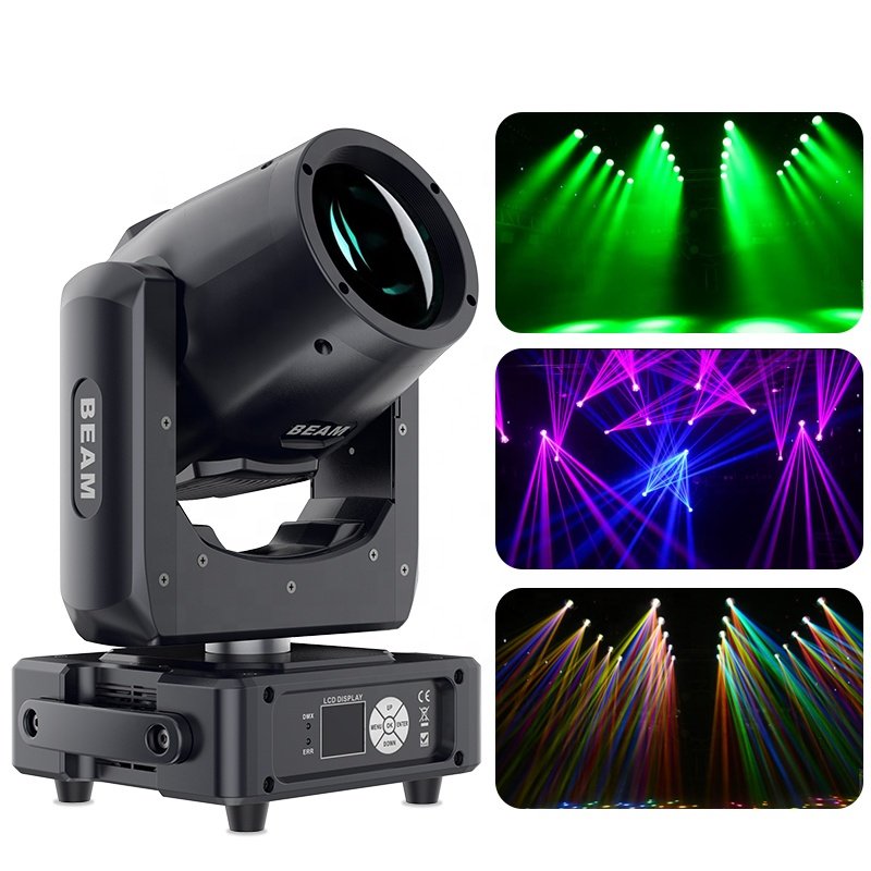 2pcs/lot Flight Case Mini 230W Beam Moving Head 7R Sharpy DMX Professional Beam Moving Head 48Prism Projector Lighting Disco