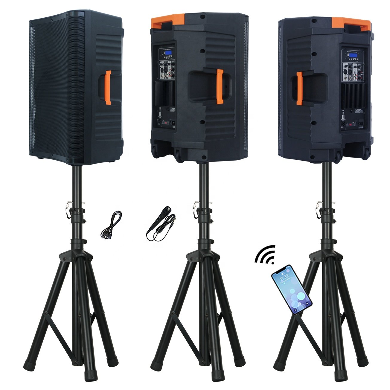 Woofer Professional audio 1800W 15inch powered PA speaker system sound box DJ equipment outdoor party speakers Bocina Parlante