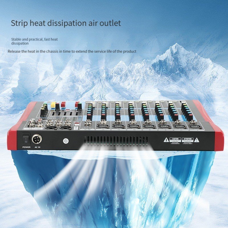 TEBO New 8 Channel outdoor audio dj set professional audio dj controller equipment