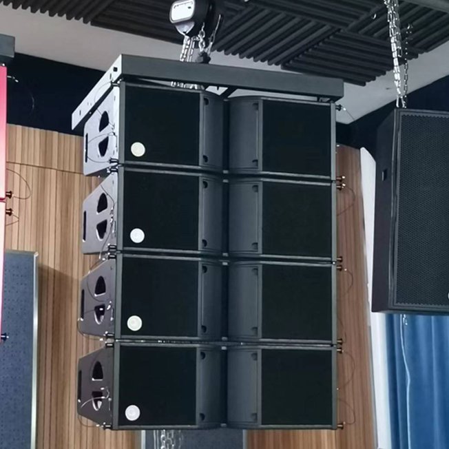 Baona professional audio video lighting speaker 8 inch active Line Array sound equipment/amplifiers/speaker