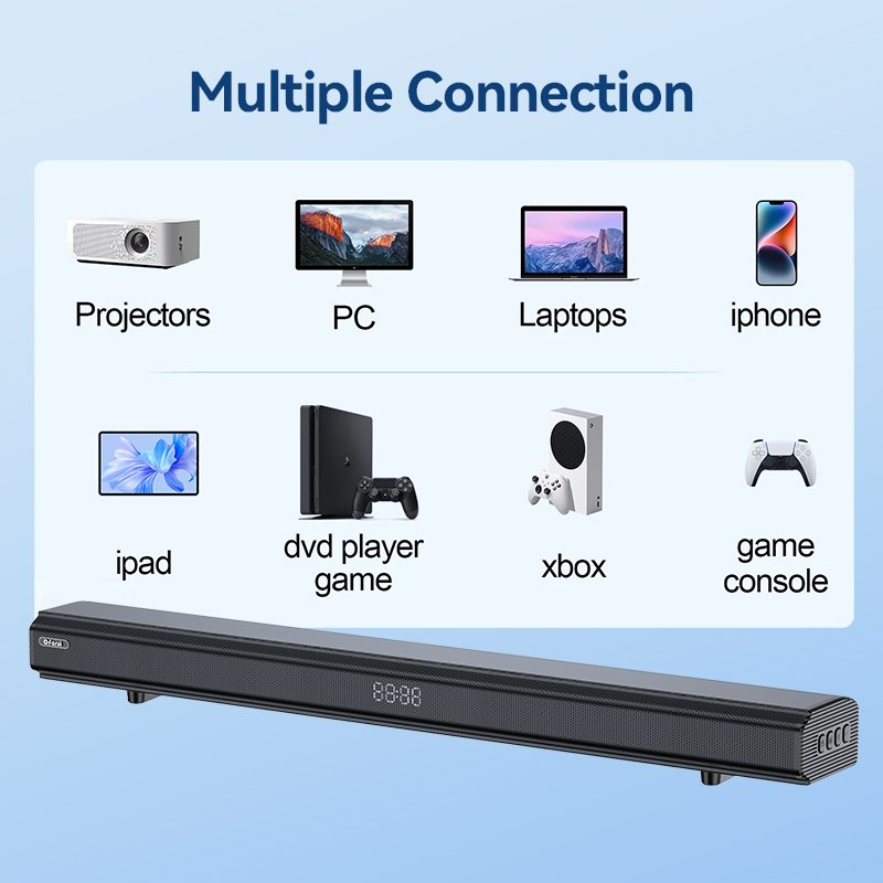 FRS10 100W OEM Home Theater Sound System Speaker 4D Surround Soundbar Computer 70W Speaker for TV Sound bar