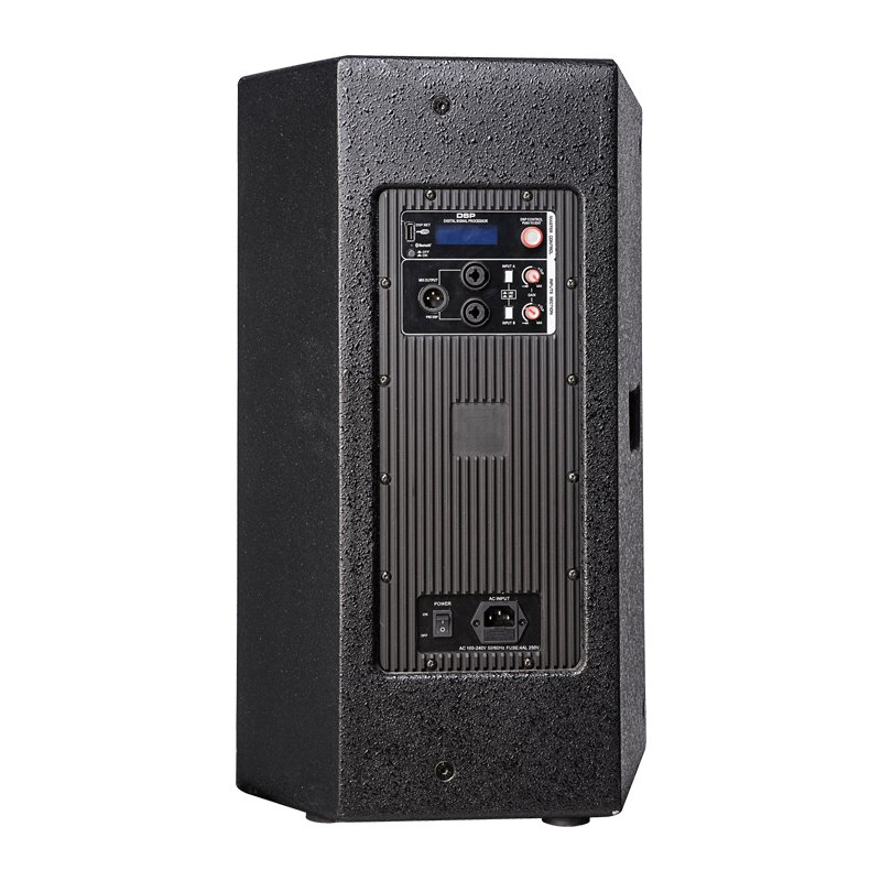 Professional Audio sound equipment 12 inch two way powered wooden Active Speaker MKH12AD-BT With DSP Bluetooth