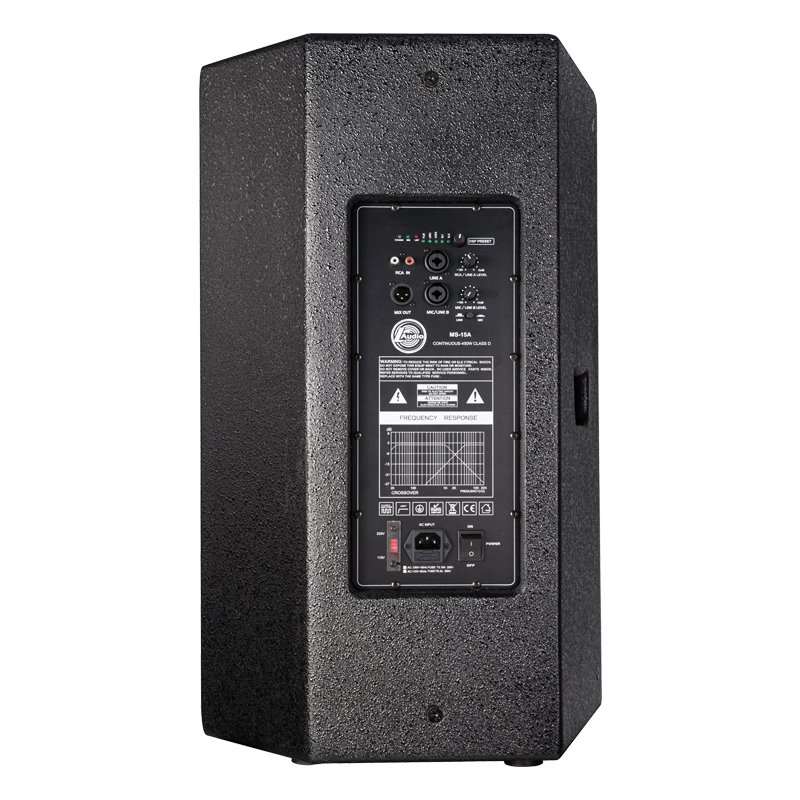 Professional Audio sound equipment 12 inch two way powered wooden Active Speaker MKH12AD-BT With DSP Bluetooth