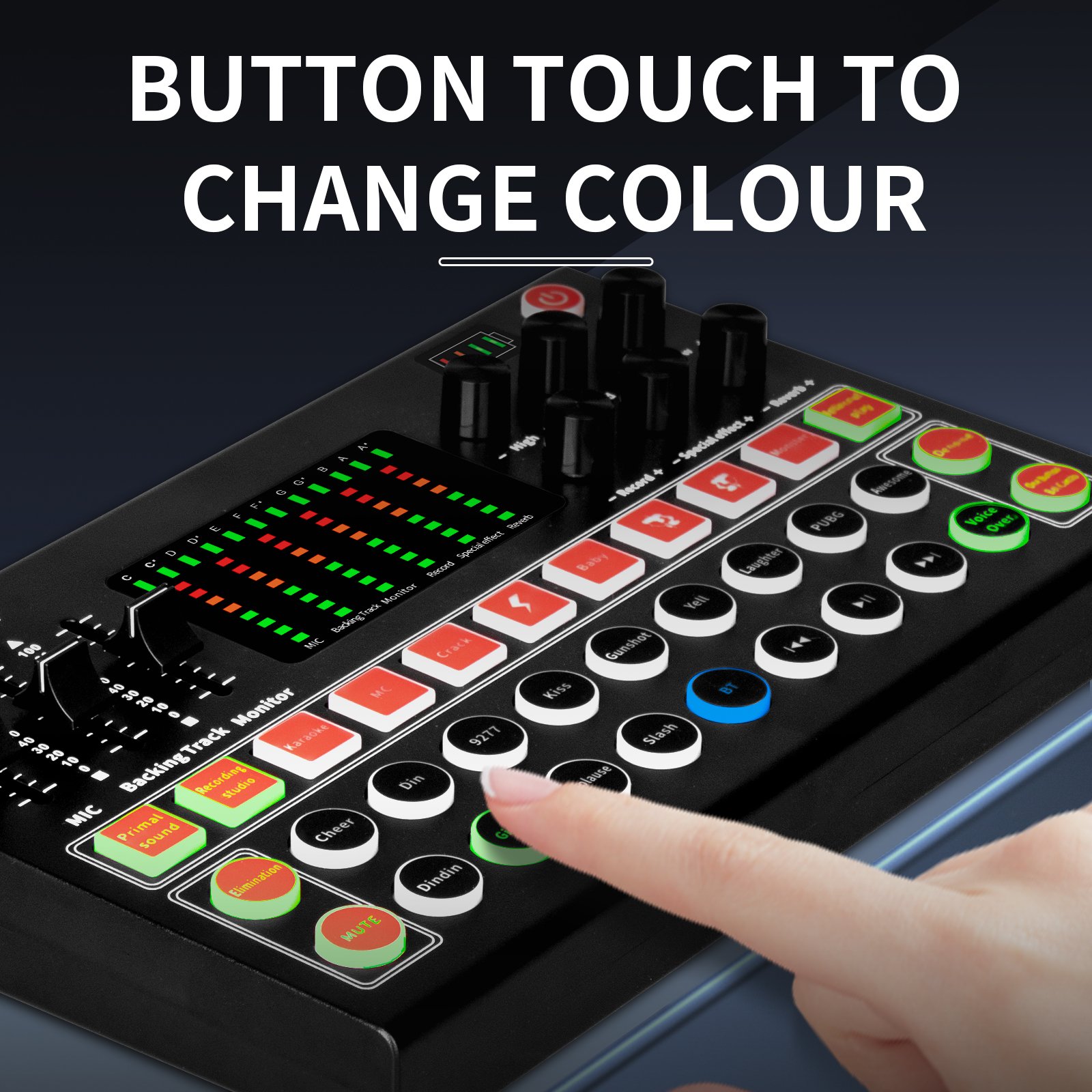 BG4 LIVE Sound card Audio Interface Mixer Microphone Stand Podcast Equipment Bundle External Podcast Sound Cards
