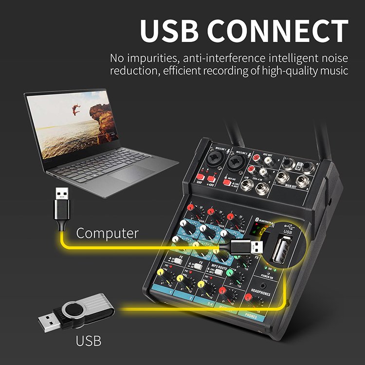 Audio Mixer Amplifier Equipment