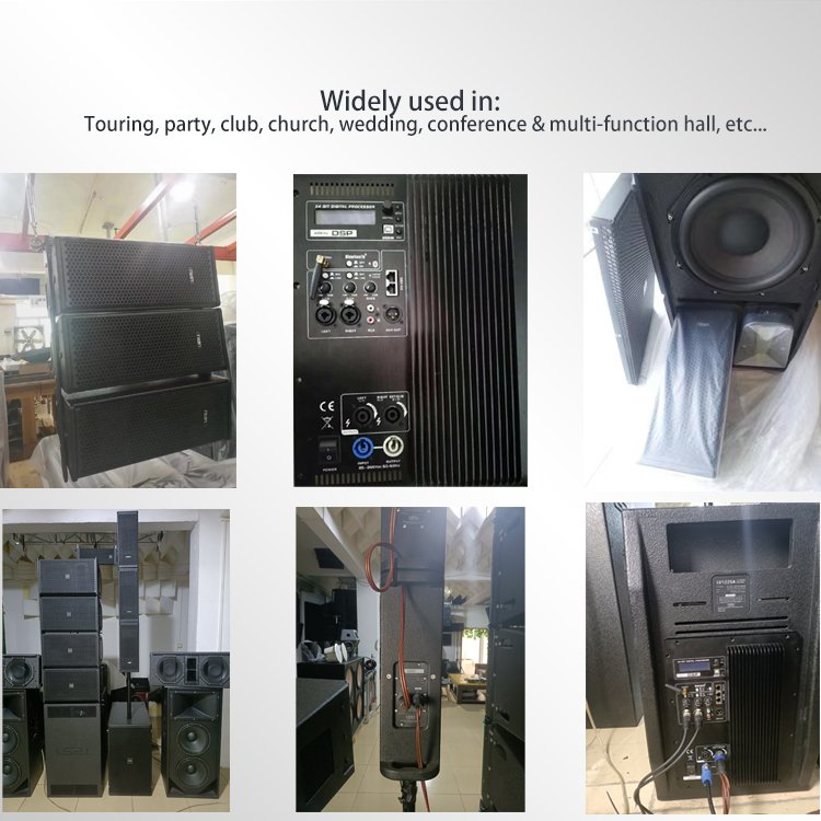 LV502 active line array digital audio professional audio video class powered sound reinforcement sound system speakers