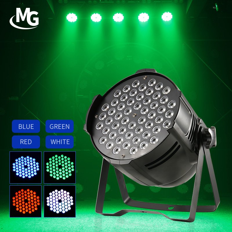 DMX512 Sound Activation Control 54x3W RGBW 54*3W 54 DJ Par Lights LED Par Light