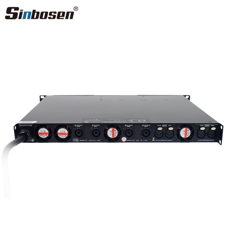 D4-1500 fir dsp live sound power amplifier 4 channel class d with dsp audio processor