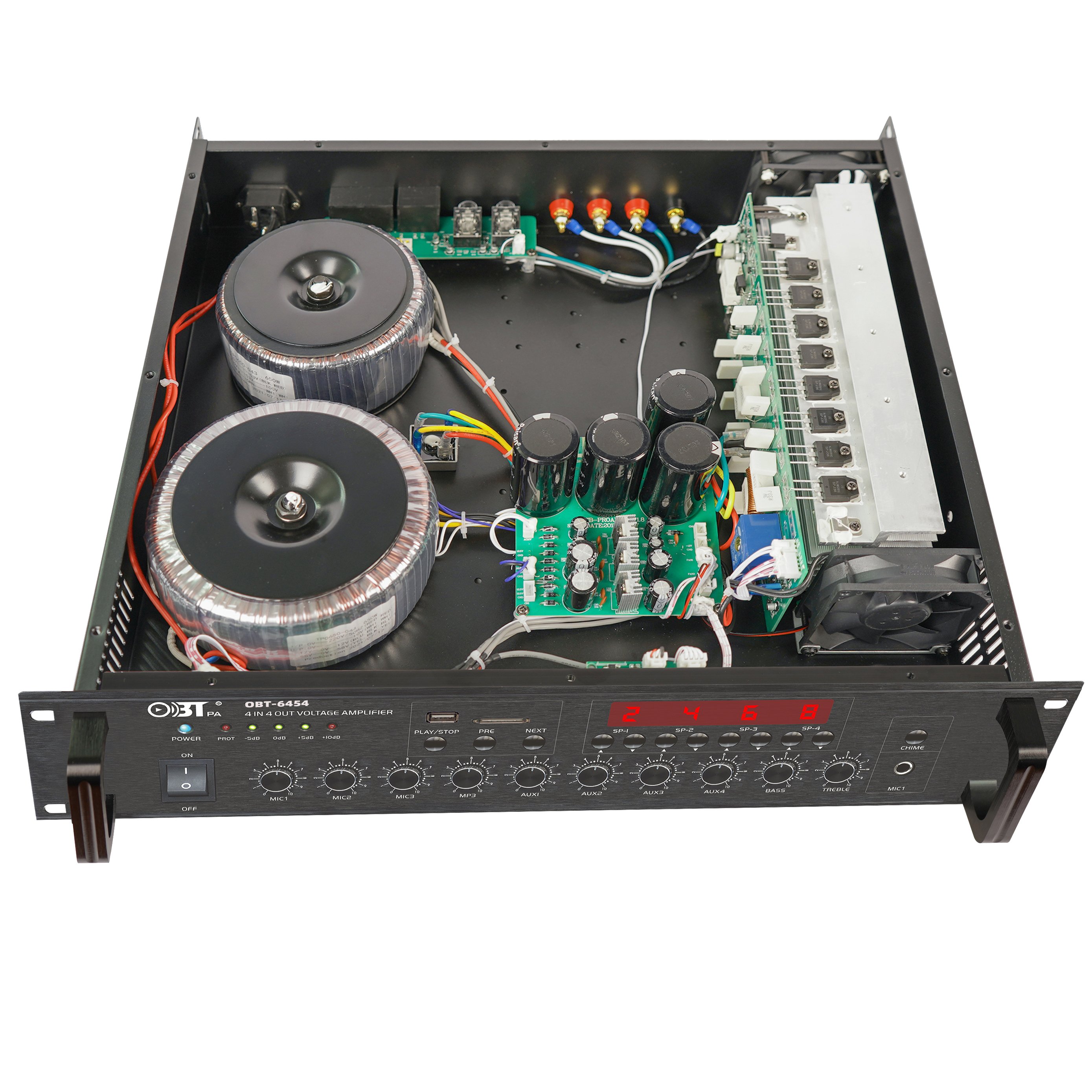 OBT-6154 4 Channel Power Amplifier Types Audio Professional Power Amplifiers Mono Block Power Mixer Amplifier