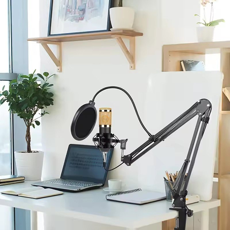 Sound card set Sound Card Podcast Microfone Pod Cast Mic Karaoke Kit Usb BM800 Live Recording Studio Condenser Microphone