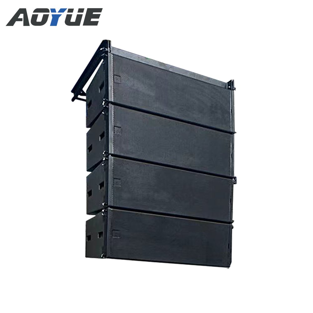 WL12 professional sound bi-amp 3 way double 12" line array neodymium speakers