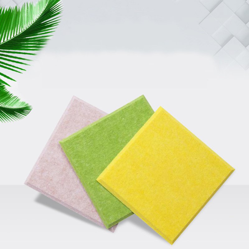 Smooth Surface 100% Pet Felt Polyester Fiber Acoustic Panel For Office Restaurant Decoration