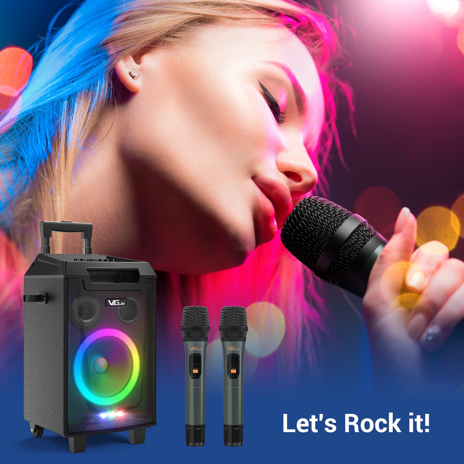 BT Professional Audio Power Active Box Outdoor Party Portable vibration Sound Equipment Set For Live 8 inch Speaker Amplifier