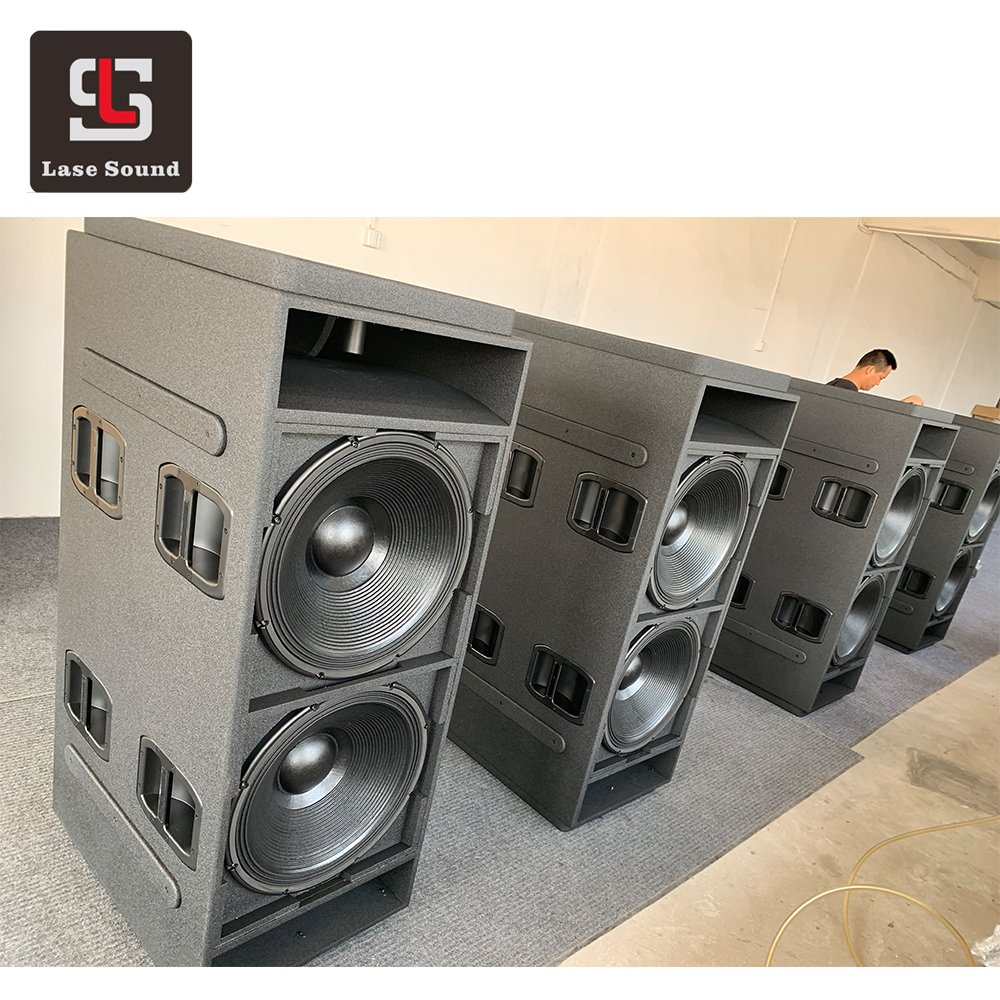 RS18L Double 18'' Subwoofer Speaker Waterproof Outdoor Pro Audio DJ Bass Equipment 800W Output Power 4-8ohm Wooden 18 Inch