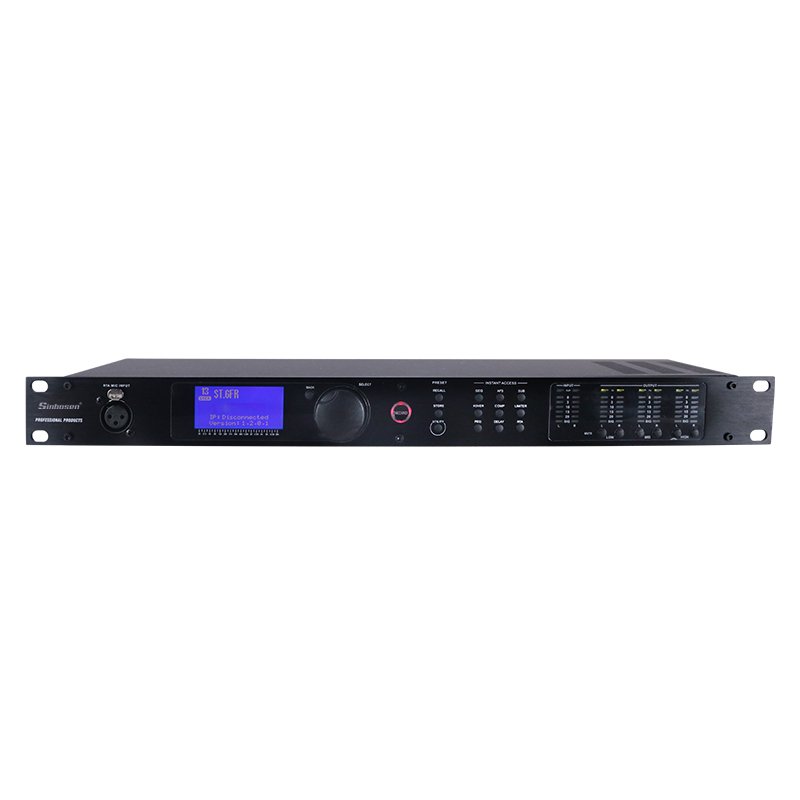 D-360 2 in 6 out dsp karaoke professional digital audio processor