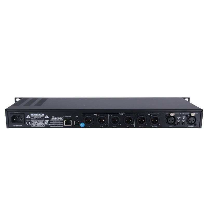D-360 2 in 6 out dsp karaoke professional digital audio processor