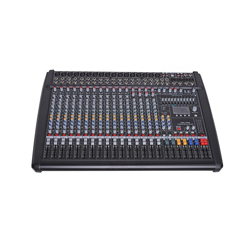 16-Channel Big Audio Mixer CMS1600-3 Digital DJ console Mixer for Party Station Concert