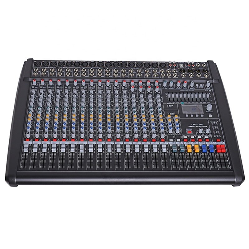16-Channel Big Audio Mixer CMS1600-3 Digital DJ console Mixer for Party Station Concert