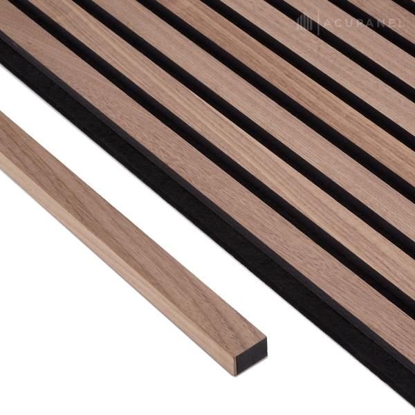 New Products Sound Absorbing MDF Wood Slatted Wall Panels Acoustic Interior Decoration for Walls Ceilings Soundproof Function