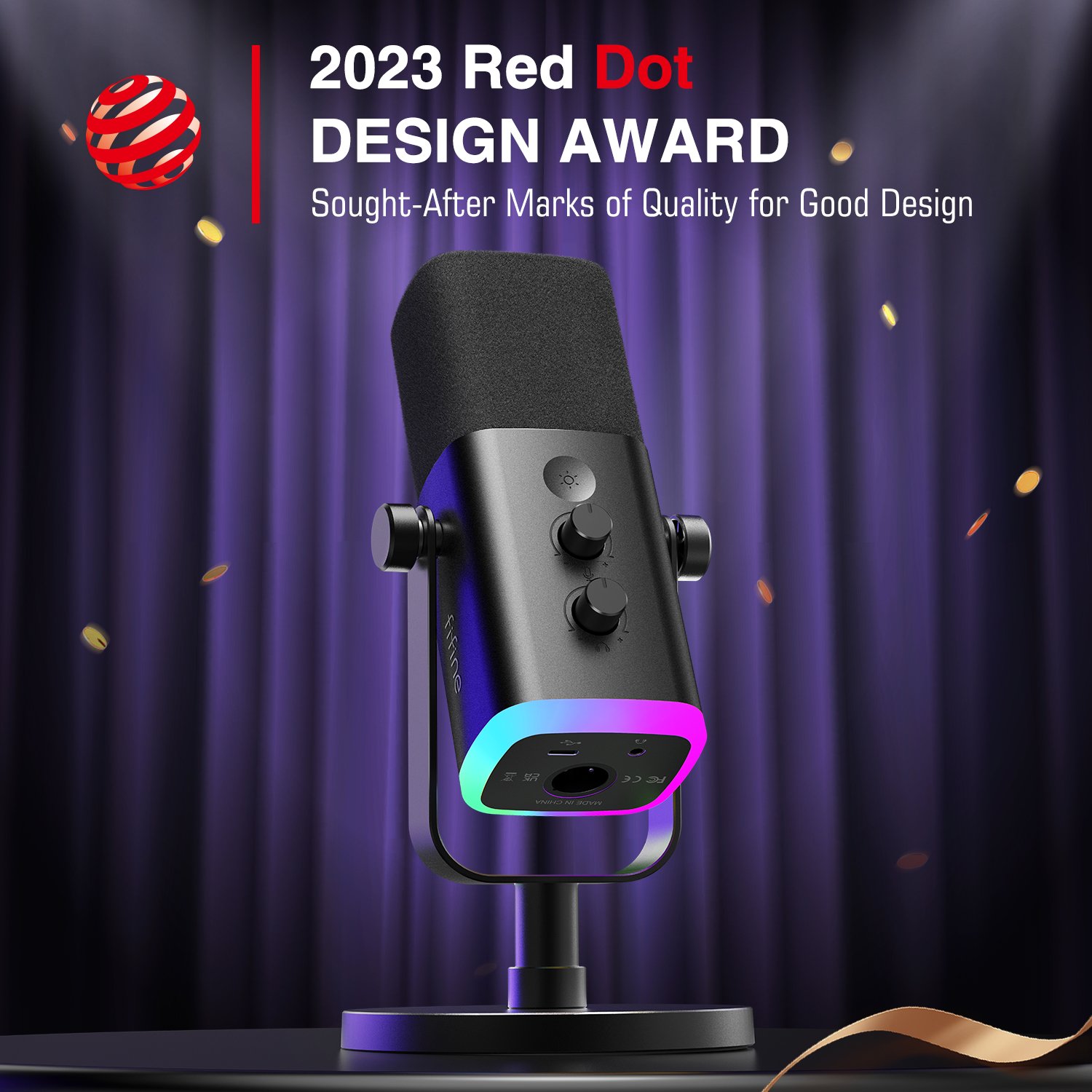 Fifine Podcast Equipment Recording Studio Sound Cards Live Stream SoundCard Live Broadcast Audio Mixer Wireless Sound Cards