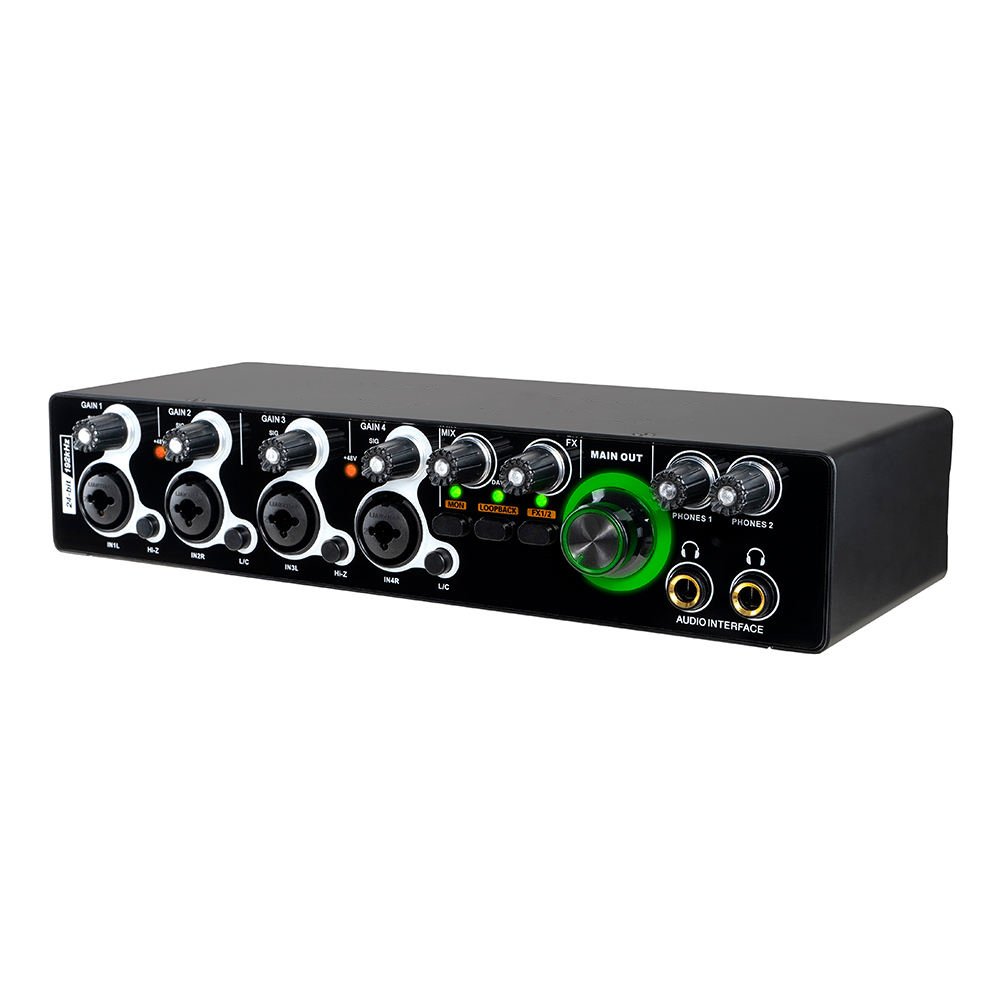 Hot Selling MD44 The Newest 4 Channel Audio Sound Card 4 in 4 Interface de Audio for Podcast Recording Music Instrument