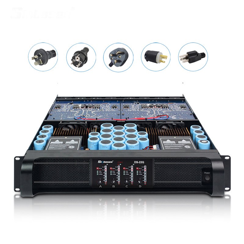 Sinbosen active subwoofer amplifier module 22000Q 4 channels 2500 watt 8ohm high power amplifier
