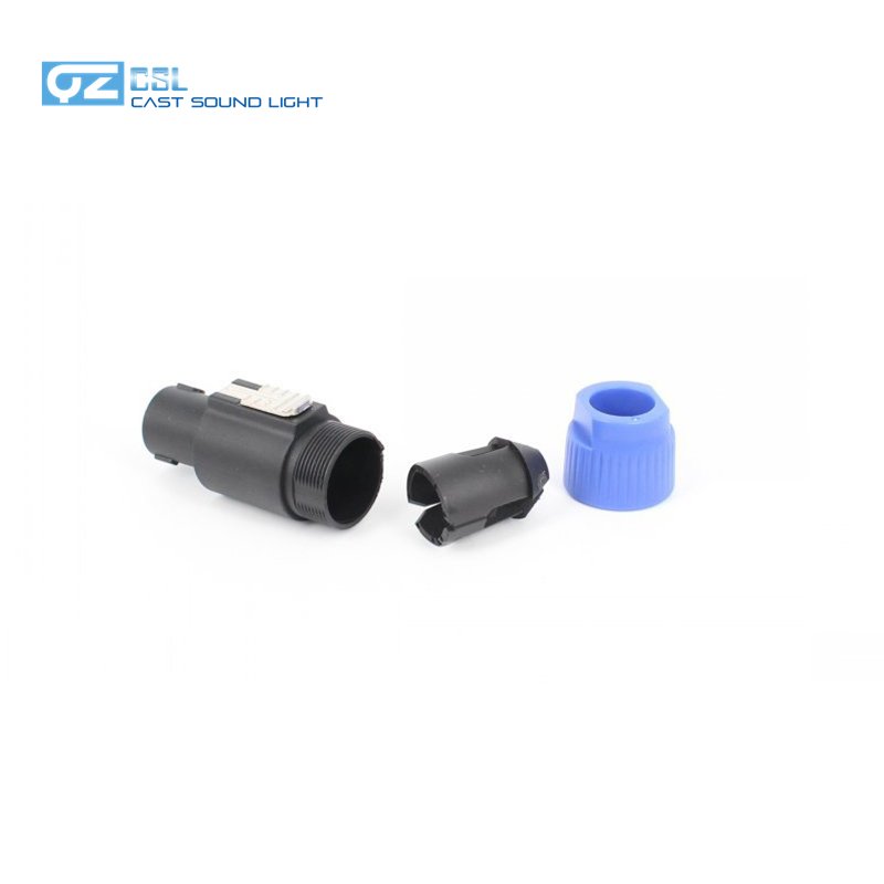 NL4 4pin XLR Speakon Audio Ohm Female Speaker Cable/Wire with Connector for Sound Equipment