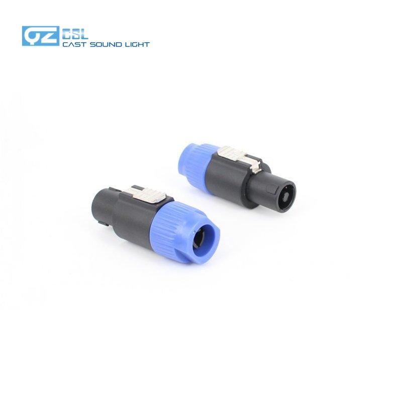 NL4 4pin XLR Speakon Audio Ohm Female Speaker Cable/Wire with Connector for Sound Equipment