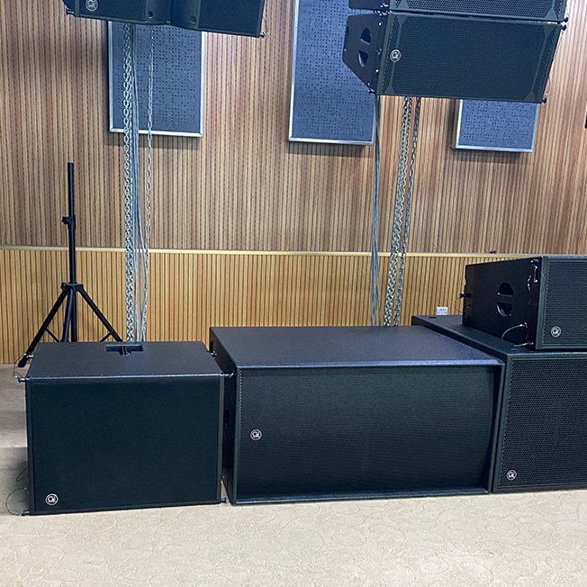 stage speaker party concert sound system professional audio subwoofer dual 18 inch speaker