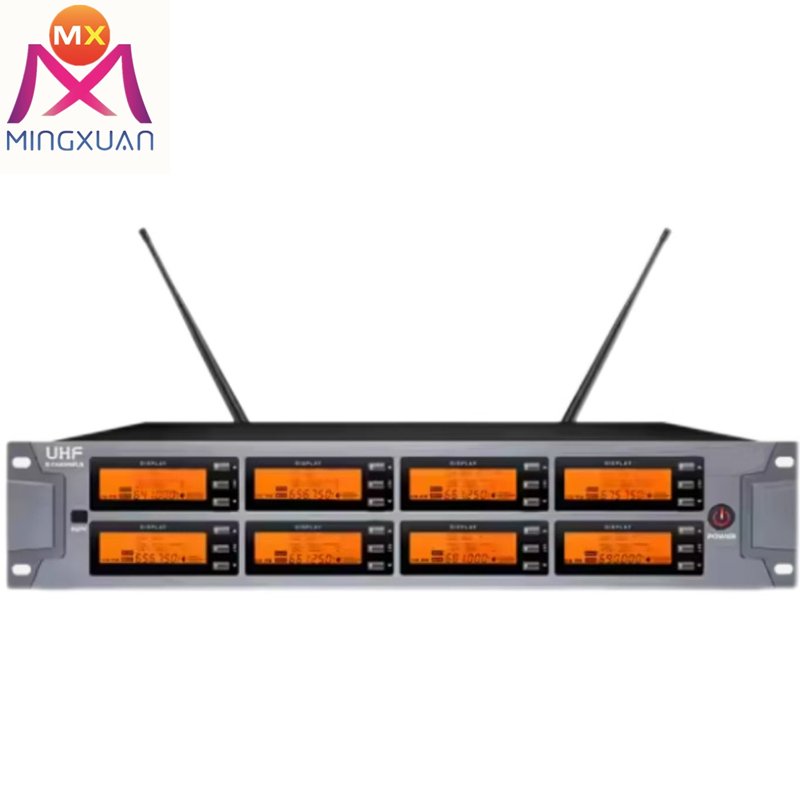 headset cordless microphone System Meeting Room Long-Range 8 channel wireless microphone