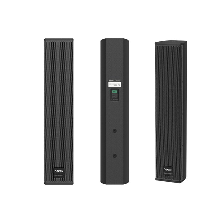 DEKEN SHOW Q10 Professional Audio Sound System Line Array Speaker Column Loudspeaker for Banquet Hall, Conference Center
